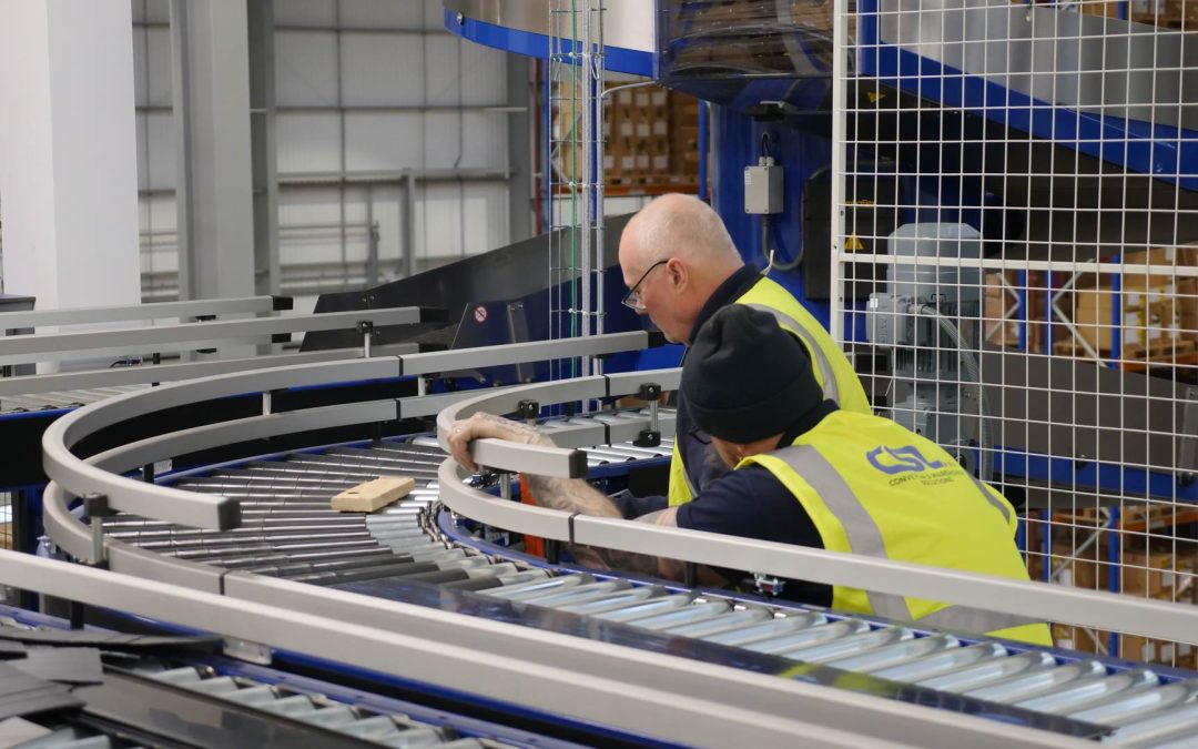 CSL engineers repair conveyor in distribution centre