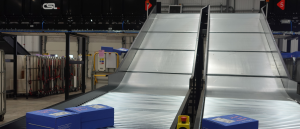 Sortation Chute in Warehouse
