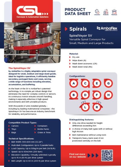 Spirals - Datasheet Snip